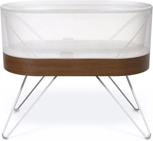 SNOO Smart Sleeper Baby Bassinet – Bedside Crib with Automatic Rocking Motions and Soothing White Noise – Ideal for Newborn Babies to 6 Months – Natural Sleep Training