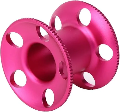 so Aluminum Alloy Diving Spool Reel Guideline Underwater Finger Spool Reel for Freediving Snorkeling (Red) Diving b08136crt5