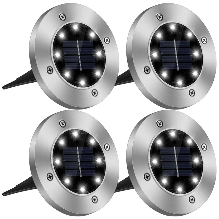 Solarek® Solar-Powered Outdoor Pathway Light (4- or 8-Pack)
