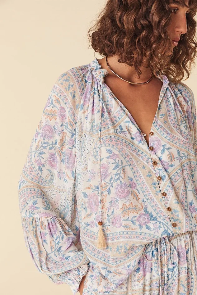 Spell Belladonna Blouse – Light Pastel