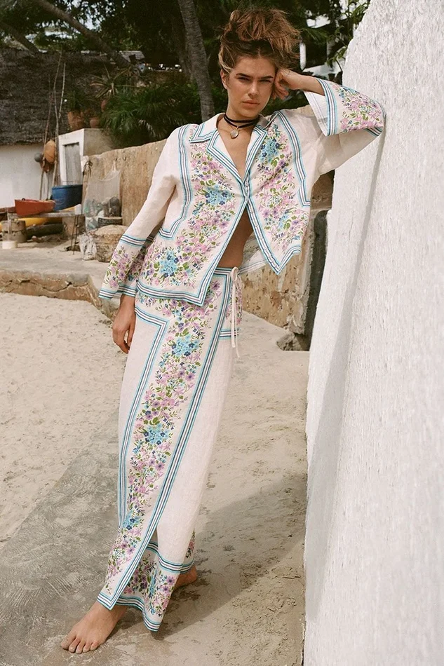 Spell Impala Lily Wrap Skirt – Iris