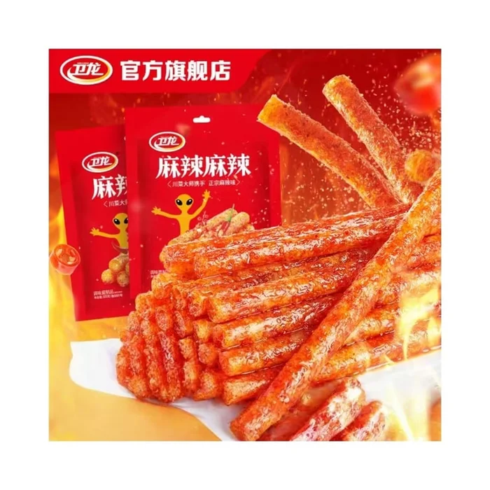 Spicy Spicy Nostalgic Big Gluten Spicy Strips Small Mala Spicy 324g * 18 packs