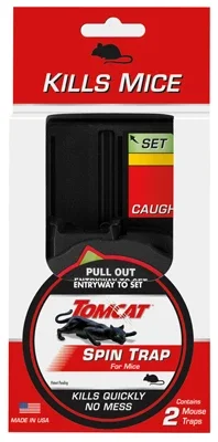 Spin Mouse Trap, 2-pk.