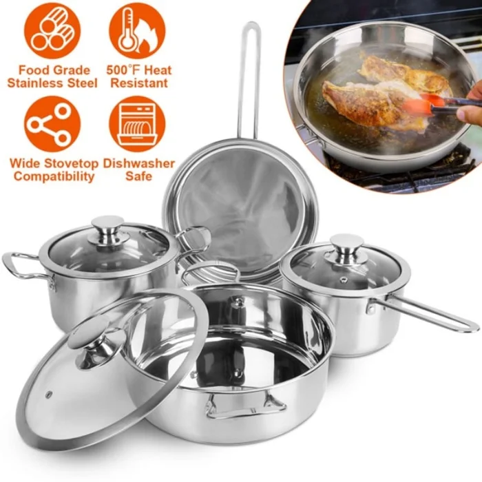 Stainless steel cookware set 1