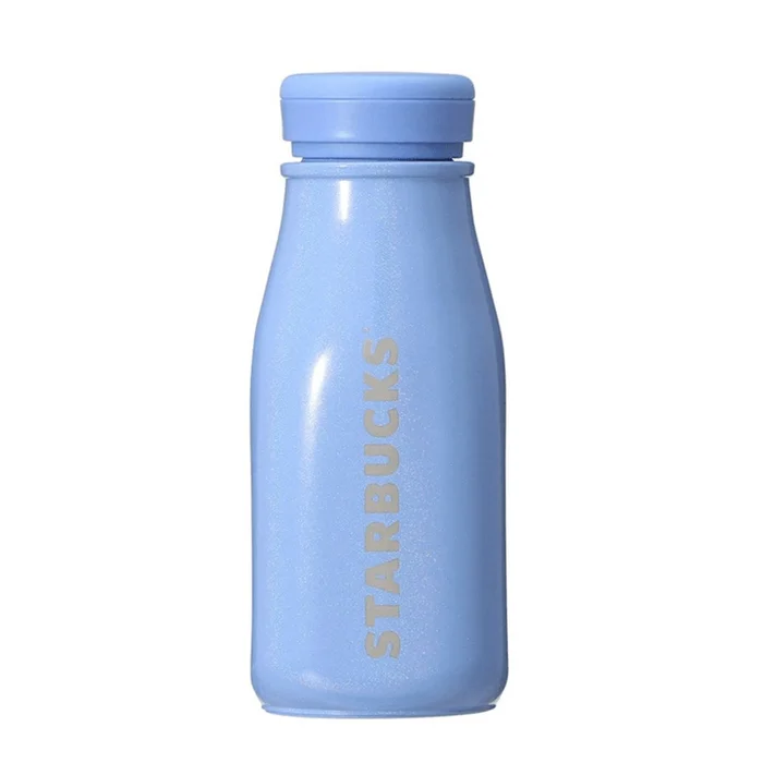 Stainless steel feeding bottle cup 237ml [blue flash color]