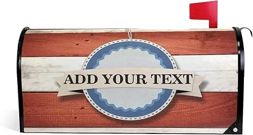 stargrass Beach Magnetic Mailbox Cover Personalized Home Garden Decorative Mailbox Post Wrap Standard/Large Sized Outdoor for Courtyard Garden Yard Fence Decor 52.6×45.8cm 52.6×45.8cm