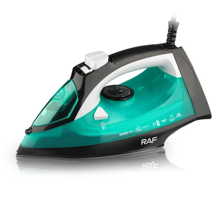 Steam iron electric iron handheld hanging type with wire electric iron dry and wet dual-use 110V green 1 Unit