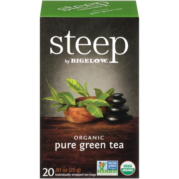 Steep By Bigelow Steep Organic Pure Green Tea