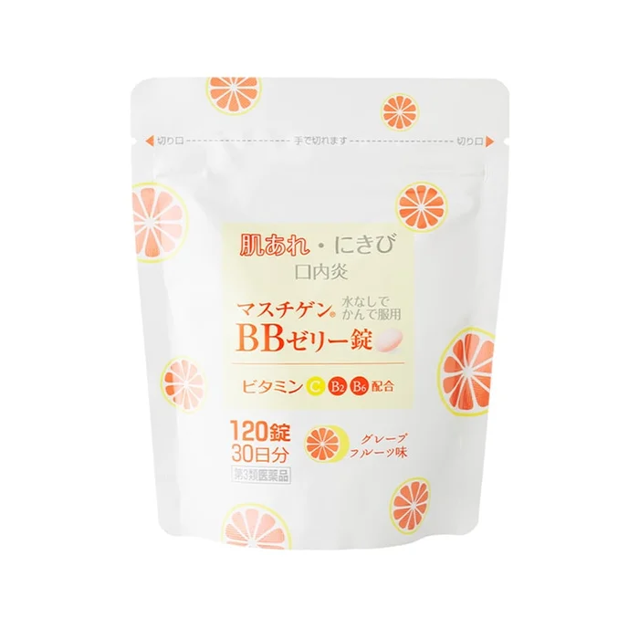 Stomatitis BB Vitamin C Chewable Tablets VC/B2/B6 Grapefruit Flavor 120 Tablets