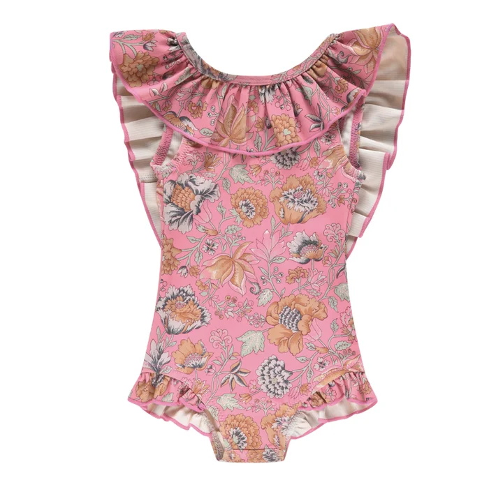 Strawberry Bohemian Hindi Andrea Bathing Suit (4Y-6Y)
