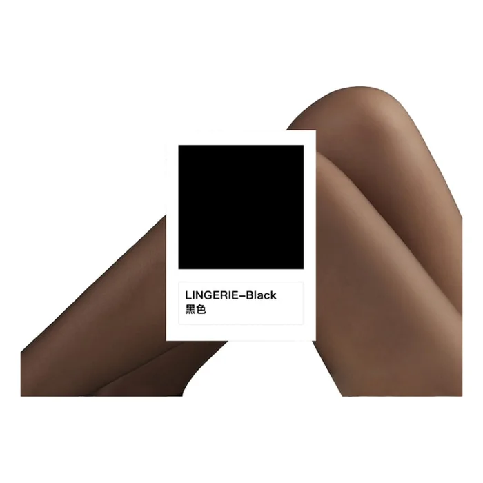 Su Light Velvet Seamless Deep Crotch Ultra-Thin Natural Concealer Stockings 1D-M Size [152~175cm] Black 1 Pair