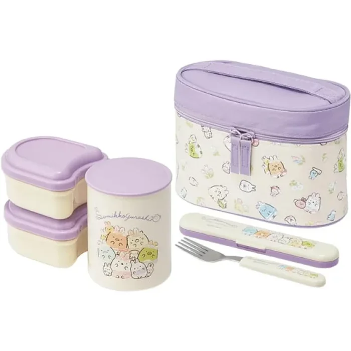 Sumikko Gurashi thermo lunchbox set 560ml 3-pc Set