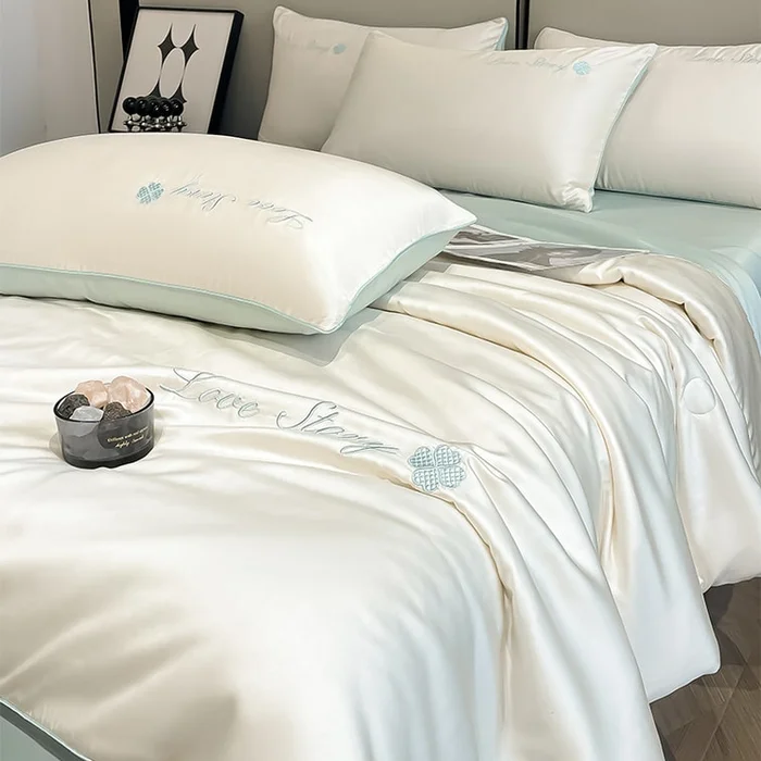 Summer Comforter 180x220cm Light Green