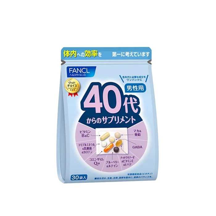 Supplements For Men In Their 40s 30-Day Supply 30 Bags