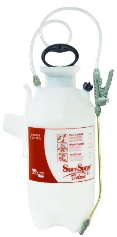 Sure Spray 3 Gallon Hand Sprayer With Adjustable Tip And Anti-clog Filter