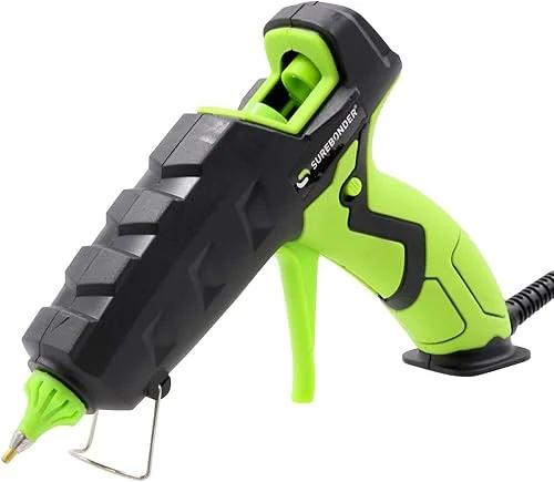 Surebonder H-327F Powerful 60 Watt Full Size Fine/Detail Tip Hot Glue Gun, High-Temperature, Black