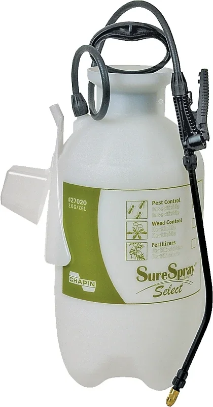 Surespray 27020 Compression Sprayer, 2 Gallon Poly Tank With 34 Inch Hose
