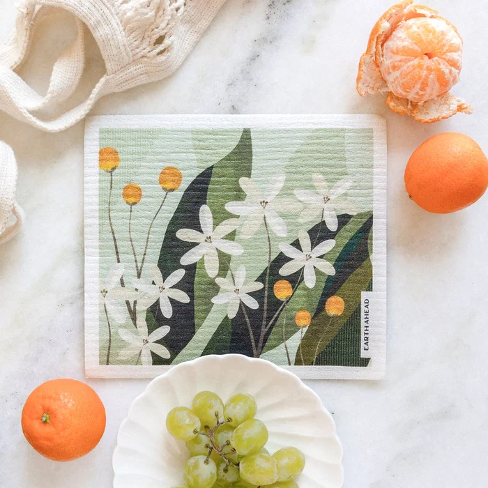 Swedish Dishcloth – Daisy Meadow