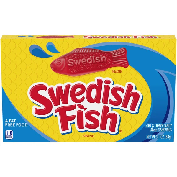 SWEDISH FISH Soft & Chewy Candy 3 oz