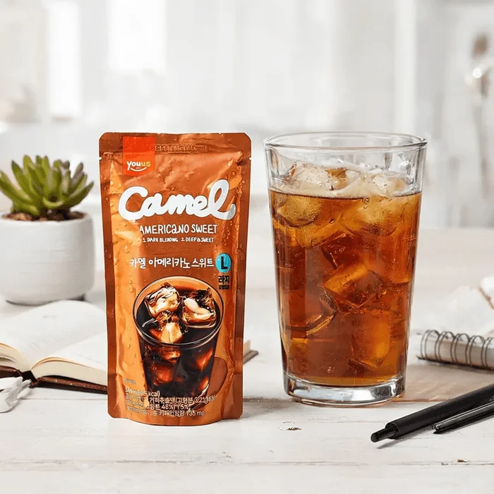 Sweet Americano Black Coffee Ice Pouch Drink 11.49 fl oz【GS25 Selected】