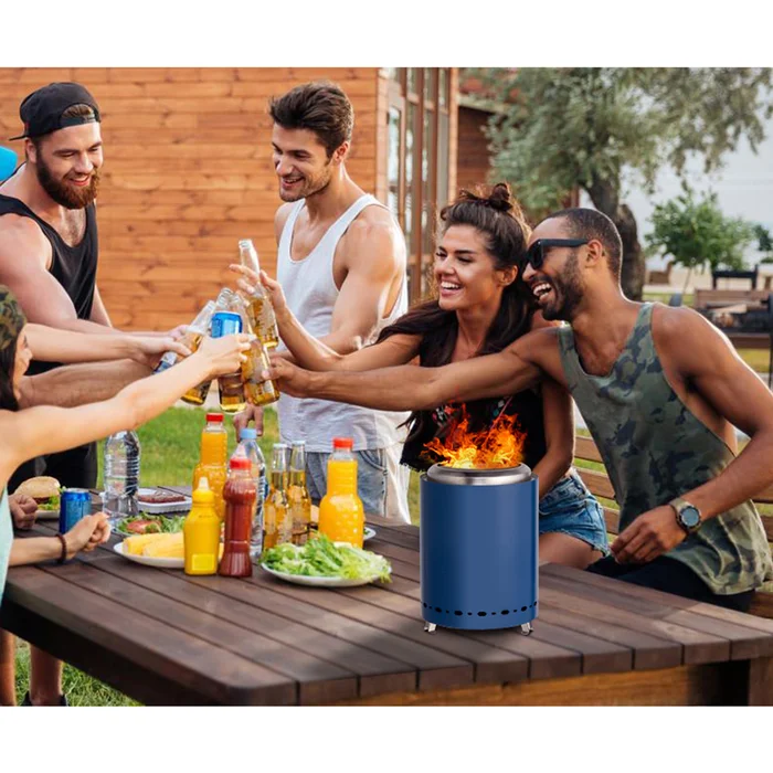 Tabletop Stainless Steel Smokeless Fire Pit