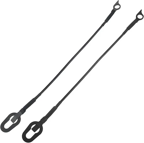 Tailgate Support Cable Strap Left & Right Compatble with 1994-2002 Dodge Ram 1500 2500 3500, Lift Gate Support Straps Pickup Replace 55345124AB 55345125AB