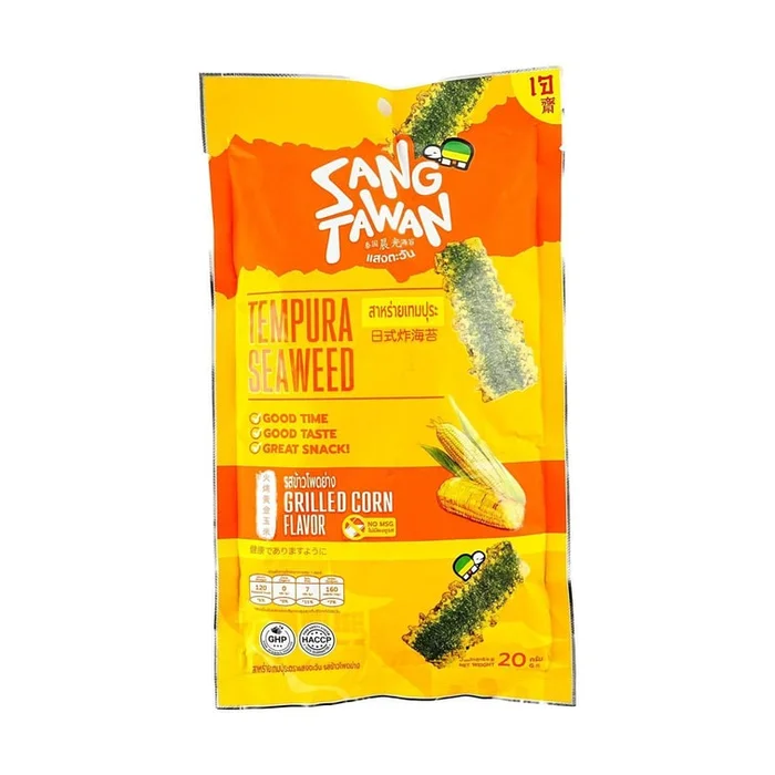 Tempura Seaweed Snacks Grilled Corn Flavor 0.71 oz