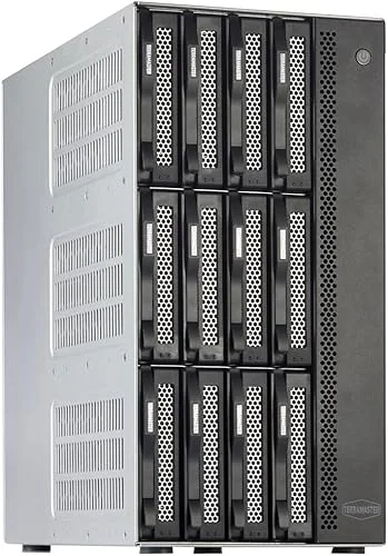 TERRAMASTER T6-423 6Bay NAS Storage – High Performance for SMB with N5095 QuadCore CPU 4GB DDR4 Memory, 2.5GbE Port x 2, Network Storage Server, Diskless