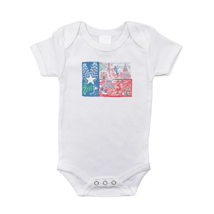 Texas Pride Baby Onesie by Little Hometown