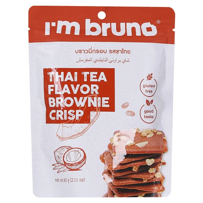 Thai Tea flavor Brownie Crisp 60g