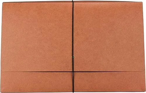 The File King Expanding File Wallet – Legal Size, 50 Pack, Red, 5.25' Expansion, 8.5-x-14-inch Paper, USA Made