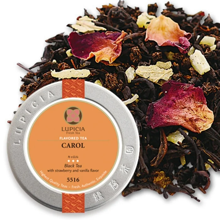 The Latest Limited Edition Tea Strawberry Vanilla Rose Black Tea Tin Can 50g