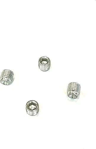 The Stop Shop Inverted Flare Steel Plugs For 3/8′-24, Flush Style (Pack of 4)