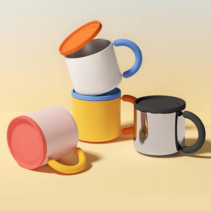 Thermal Mug with Lid, Chubby Cup10.82 fl oz