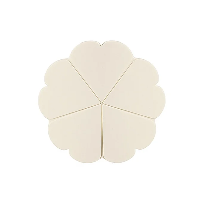 Thickened Heat Insulating Mat Silicone Dish Bowl Mat White 1pc