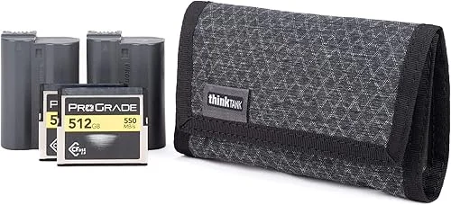 Think Tank Photo Cards & Power Memory Card and Battery Wallet (Black Slate)
