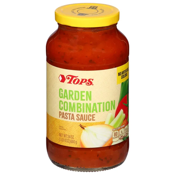 TOPS Pasta Sauce, Garden Combination