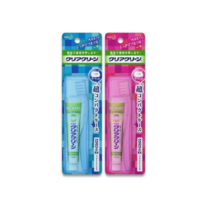 Travel travel toothpaste toothbrush with box two colors random