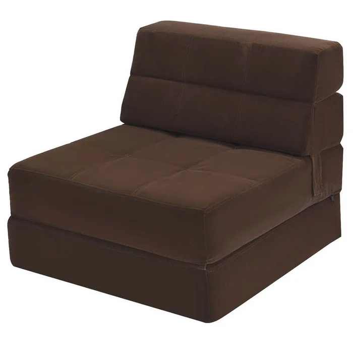 Tri-fold Convertible Lounge Chair/Sleeper Bed