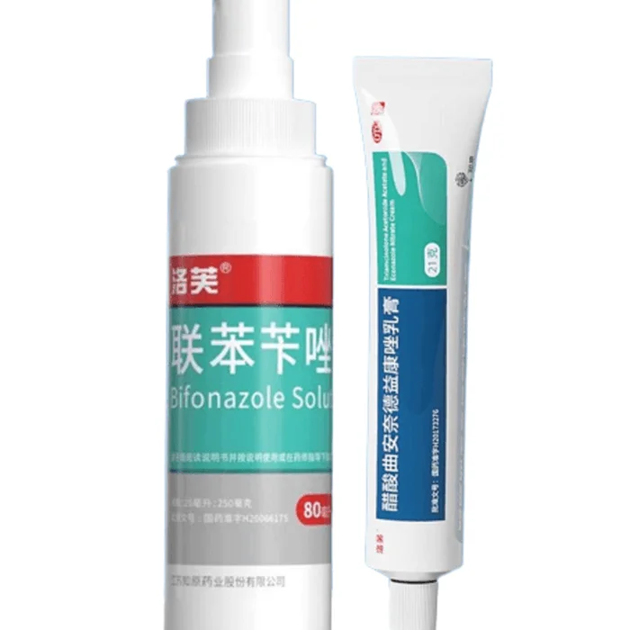 Triamcinolone acetonide acetate 21g+ bifonazole solution 80ml relieves itching and athlete's foot