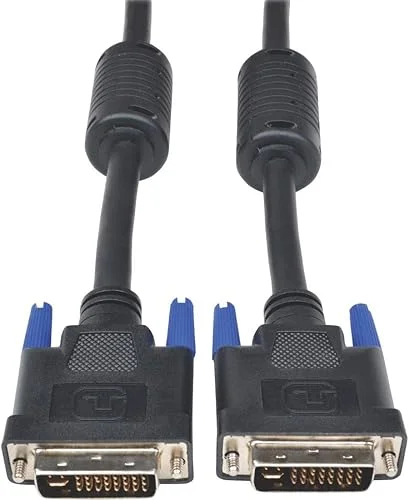 Tripp Lite DVI-I Dual Link Digital and Analog Monitor Cable (DVI-I M/M), 2560 x 1600, 6-ft.(P560-006-DLI),Black