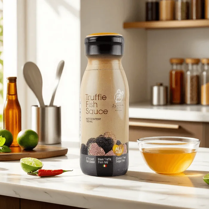 Truffle Fish Sauce, 6.08 fl oz 【Perfect For Seafood, Fried Foods, Stir-Fries, And European Pasta Dishe】