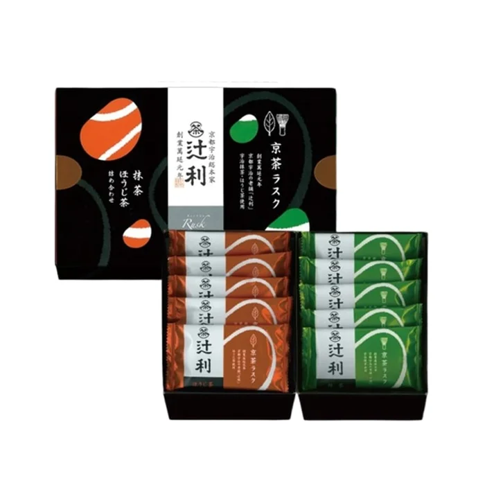 Tsujiri Kyoto Tea Cake 10 pieces Matcha & Roasted Tea Assortment