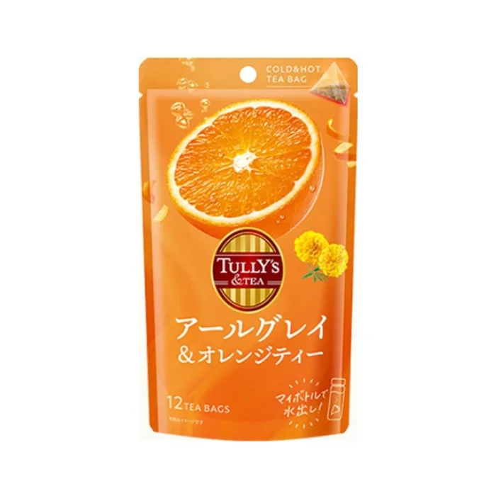 Tully's and Tea Earl Grey & Orange Tea 4g x 12 Tea Bags