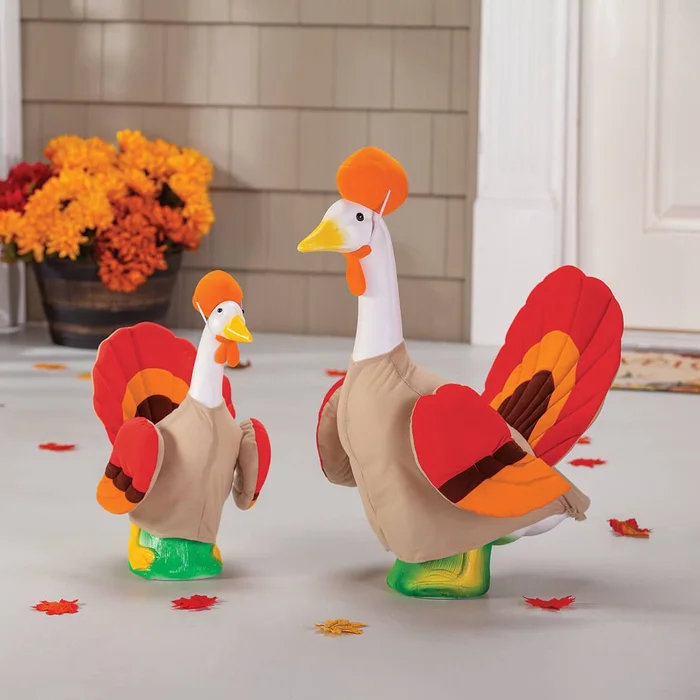 Turkey Duo Goose, Baby and Outfits Bundle by Gaggleville®