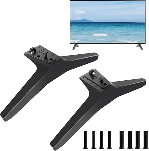 TV Legs for LG TV Stand Replacement Base, for 49UN 50UN 55UN LG TV Legs 55UN6900 55UN7200 55UN7300 55UN7300PUB 55UN6950ZUA 55UN6955ZUF 50UN6900 50UN7200 50UN7300 49UN6900 49UN7300 with Screw