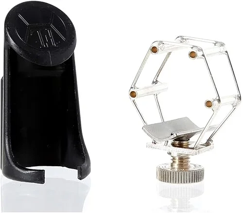 Ultimate Saxophone Ligatures Silver – Fits Hard Rubber Tenor Sax Mouthpieces