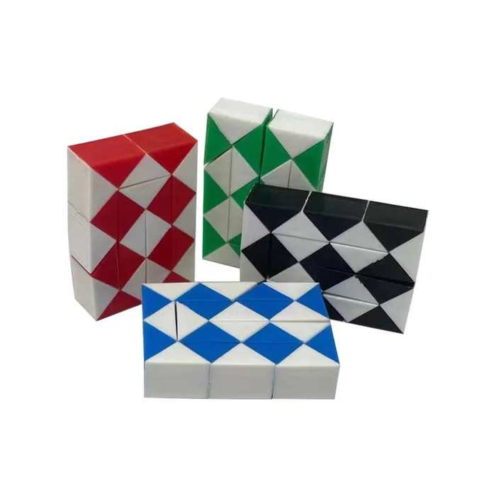 Ultra Mini Fidget Snake Cube Twist Puzzles (2-Pack)