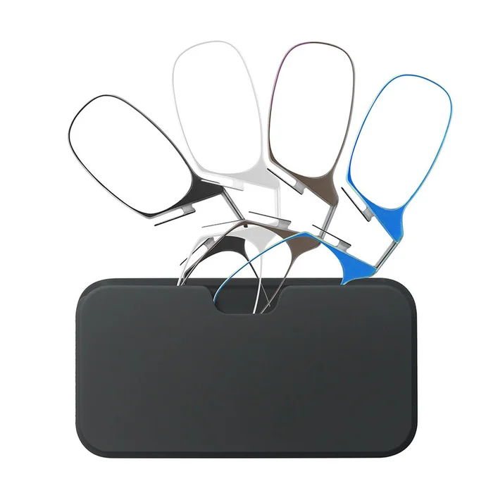 Ultra-Thin Bendable & Portable Reading Glasses + Pouch for Phone
