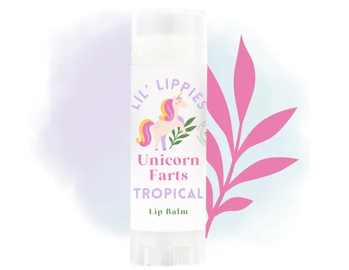 Unicorn Farts Tropical Lip Balm – Lil’ Lippies Kids